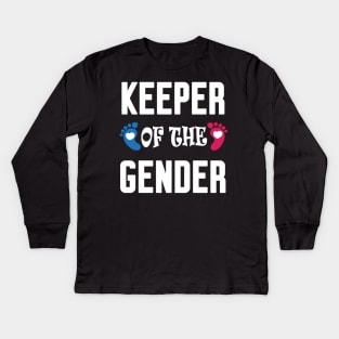 Keeper of the gender Kids Long Sleeve T-Shirt